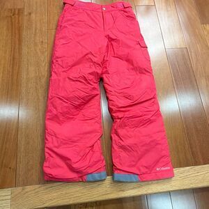 Columbia Kids' Pink Outgrown Insulated Snow Pants Size L